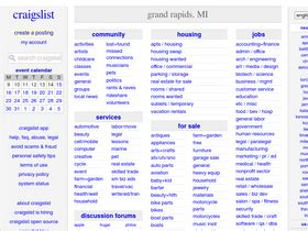 Craigslist grand rapids com. Things To Know About Craigslist grand rapids com. 